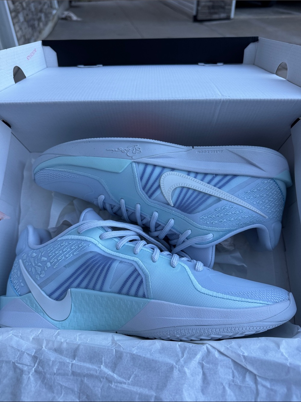 Nike Women's Pastel Blue Low-Profile Sneakers